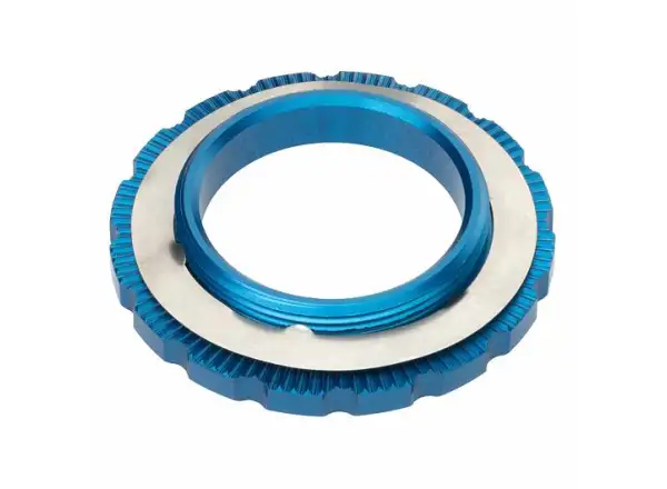 Wolf Tooth Centerlock external lockring blue