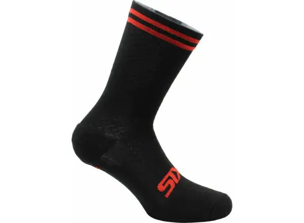 SIXS Merinos socks black/red