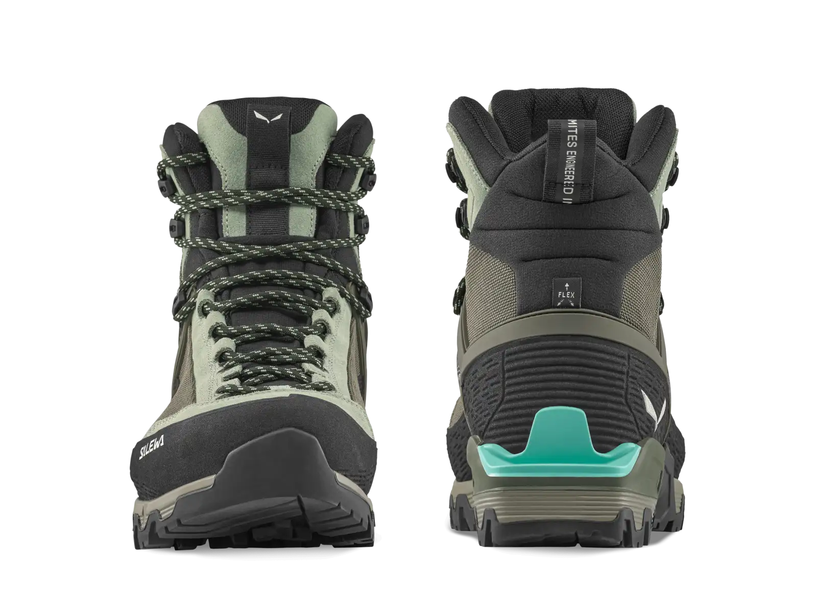 Salewa Mountain Trainer 3 Tech Mid GTX women's hiking boots Shadow/Faded Green