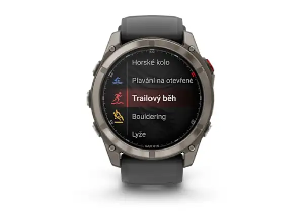 Garmin fenix 8 Pro 51 mm AMOLED Sapphire smart watch Titanium Graphite/Black