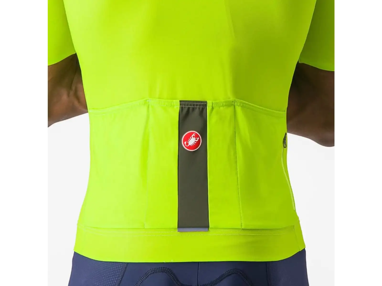 Castelli Elements men's jersey short sleeve Electric Lime