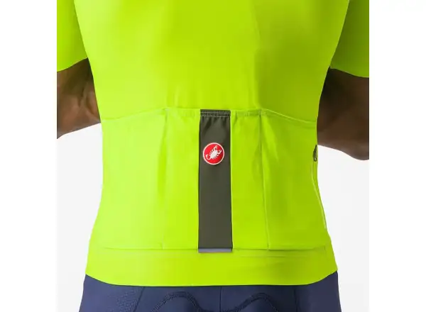 Castelli Elements men's jersey short sleeve Electric Lime