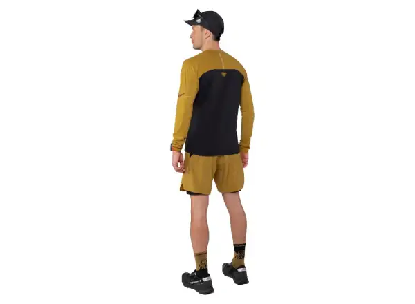 Dynafit Alpine Pro men's long-sleeve shirt Black Out/Tobacco