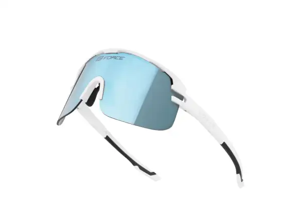 Force Epic cycling glasses white/blue mirrored lens