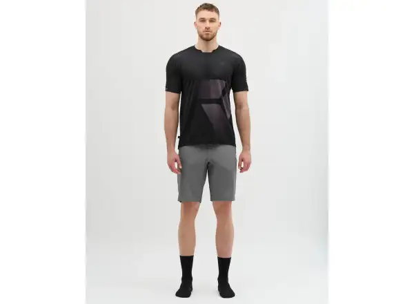 Silvini Gallo men's loose jersey short sleeve Black/Grey