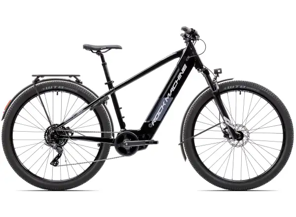 Rock Machine eSTORM 70 TOUR mountain bike Gloss Black/Silver/Grey