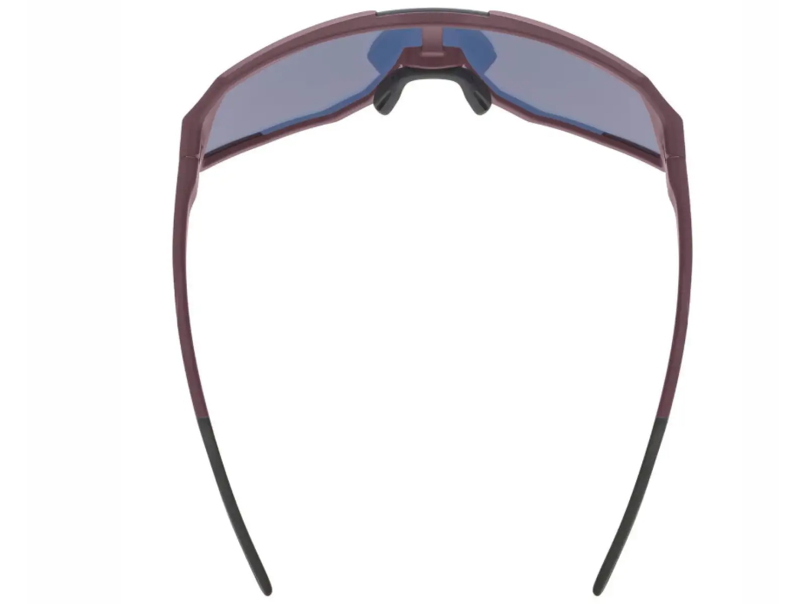 Uvex Sequenze CV cycling glasses Burgundy matt/Mirror Red