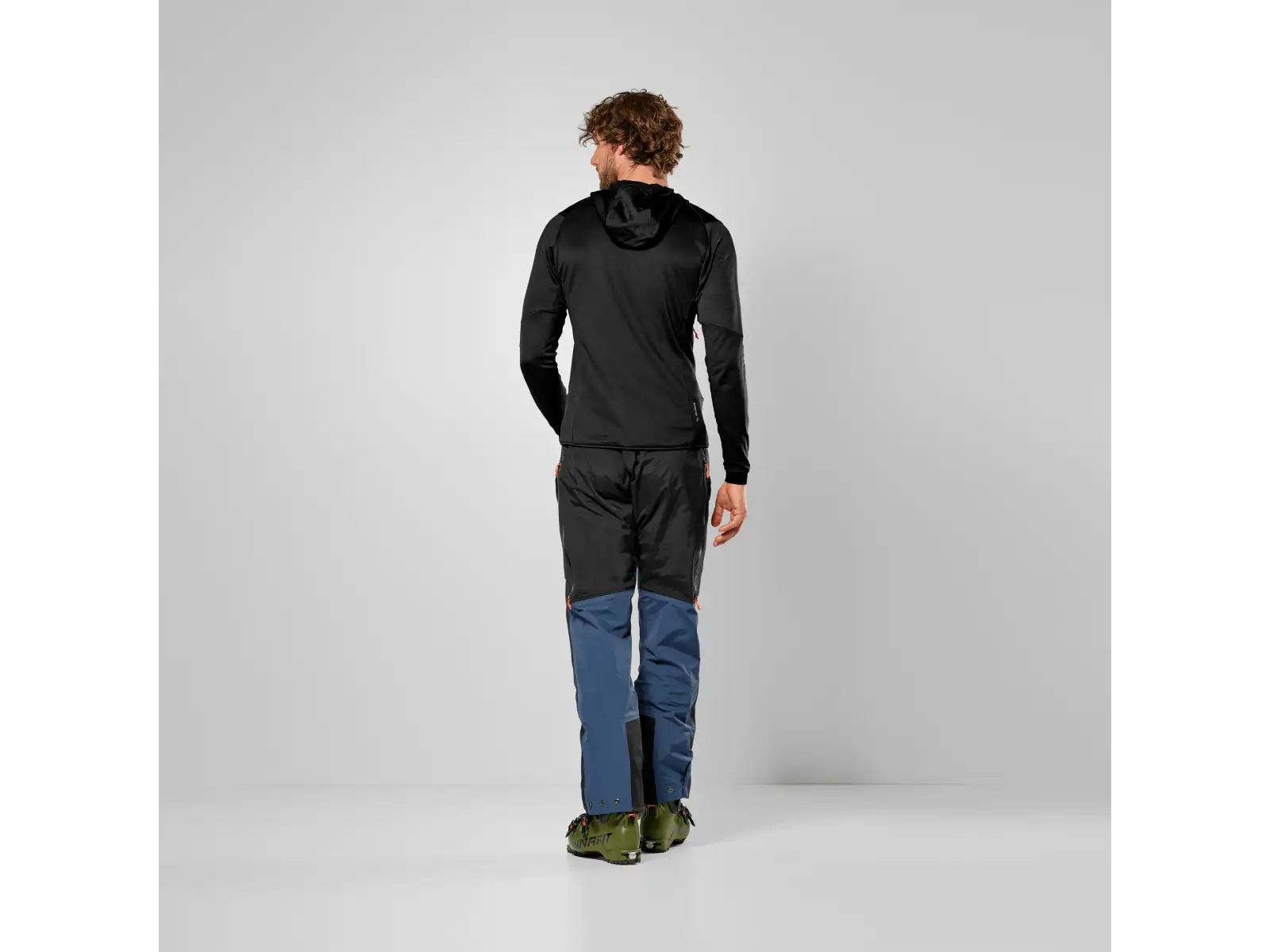 Salewa Sella Crevasse Hooded men's sweatshirt Black Out
