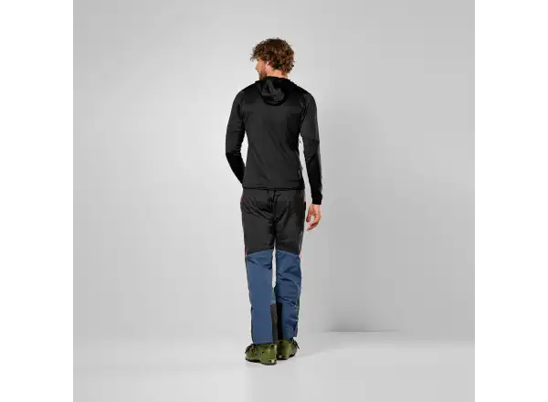 Salewa Sella Crevasse Hooded men's sweatshirt Black Out