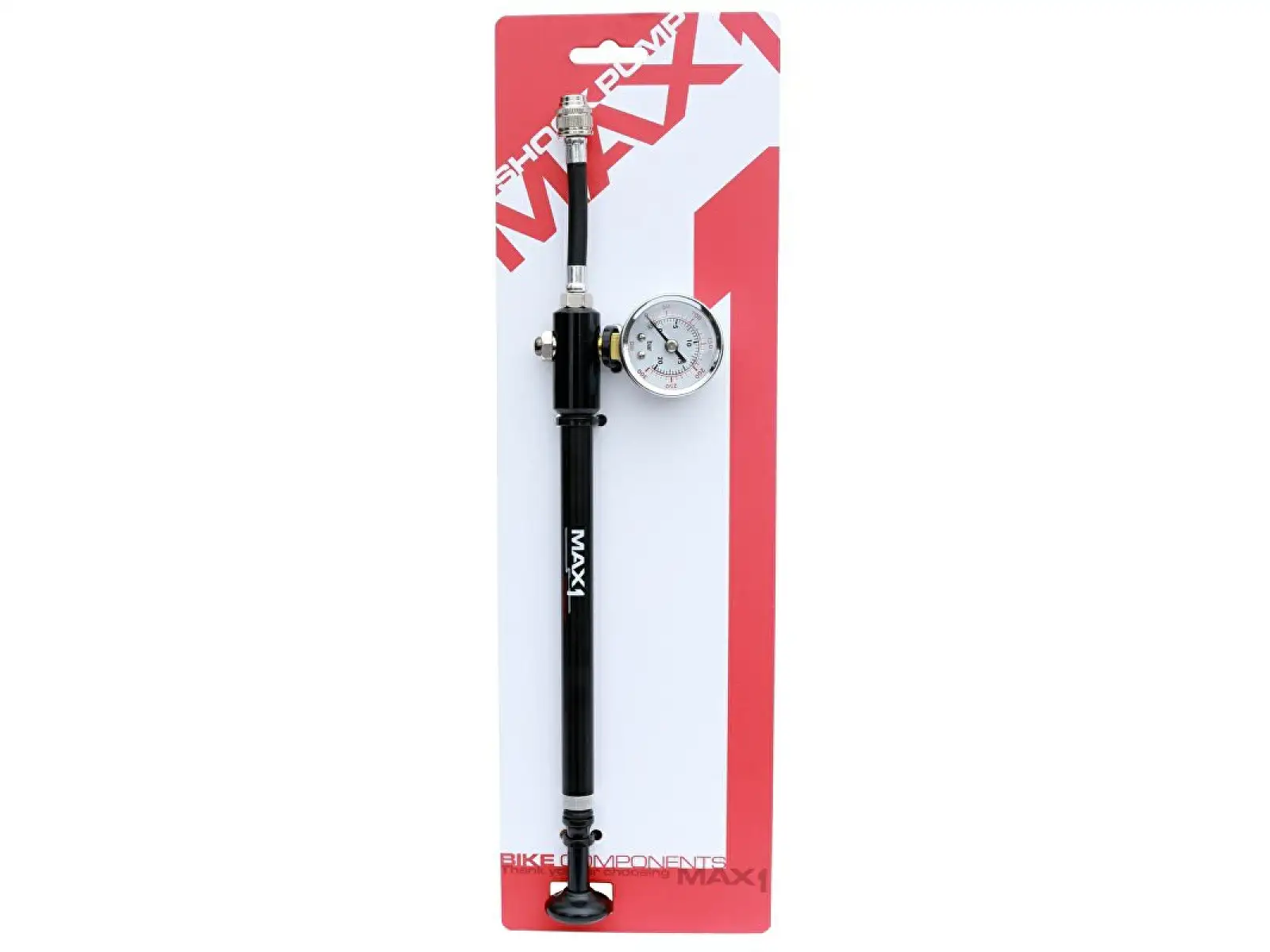 MAX1 Shock pump for forks Black