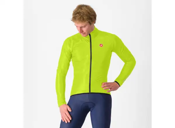 Castelli Squall Shell men's jacket Electric Lime
