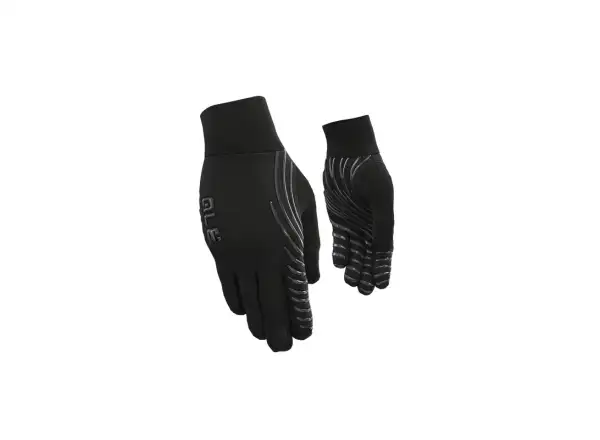Alé Spirale long cycling gloves black