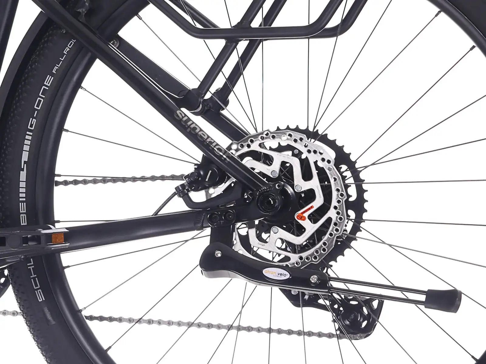 Superior iBlox 6.3 Mid Step city e-bike Matte Black