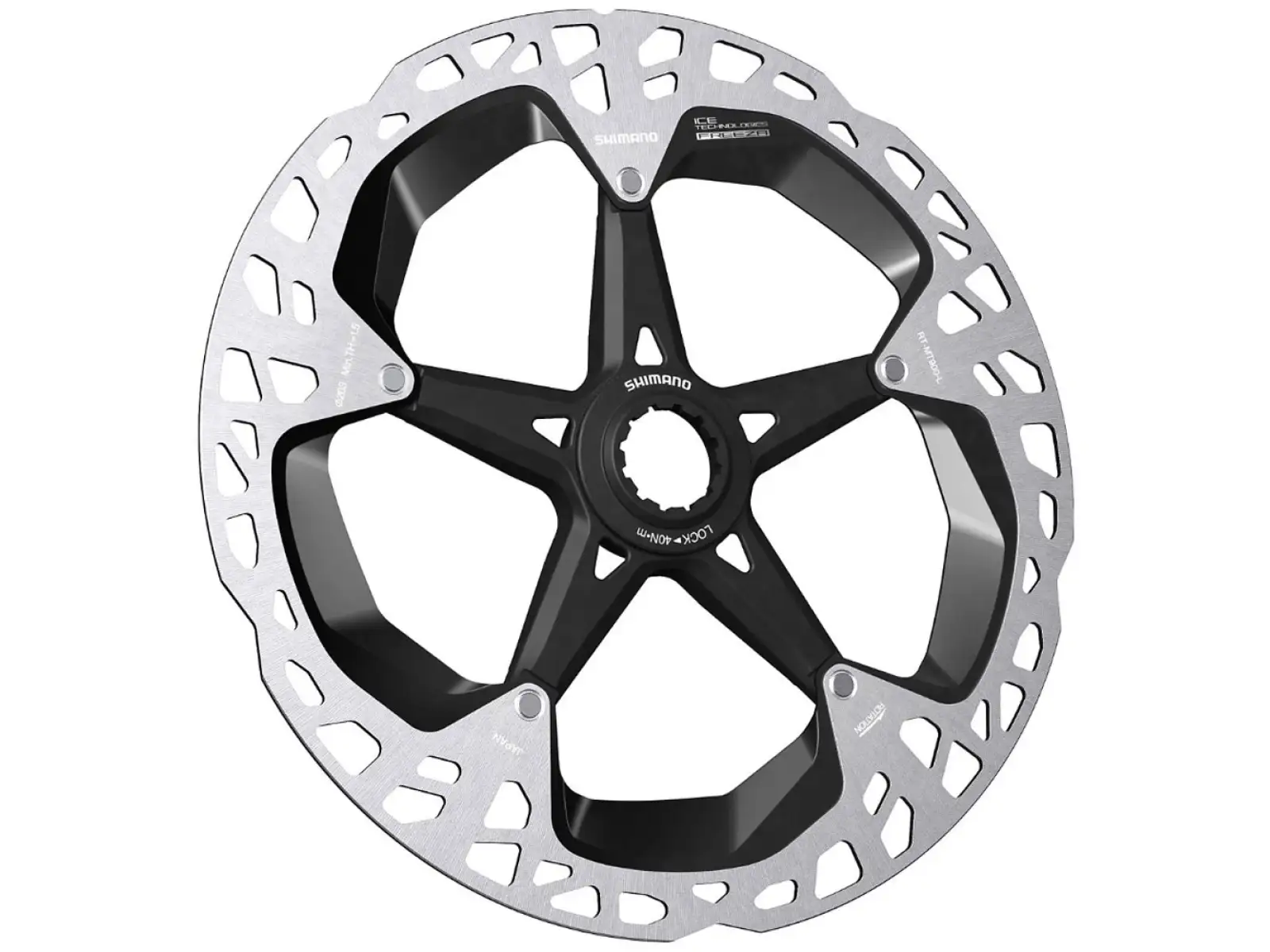 Shimano RT-MT900 brake rotor 140 mm, center lock, Ice Tech, external lock ring