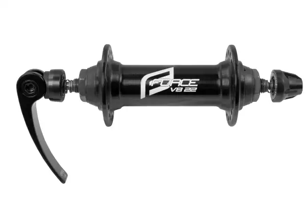 Force VB-22 front hub with rubber cover 32 holes black