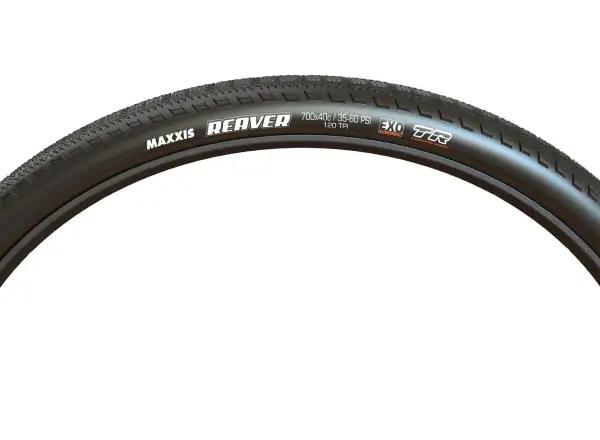 Maxxis Reaver 700x40C EXO TR gravel tire kevlar Black