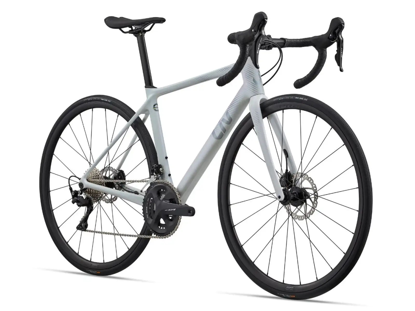 Liv Langma Advanced 2 Disc road bike unicorn white