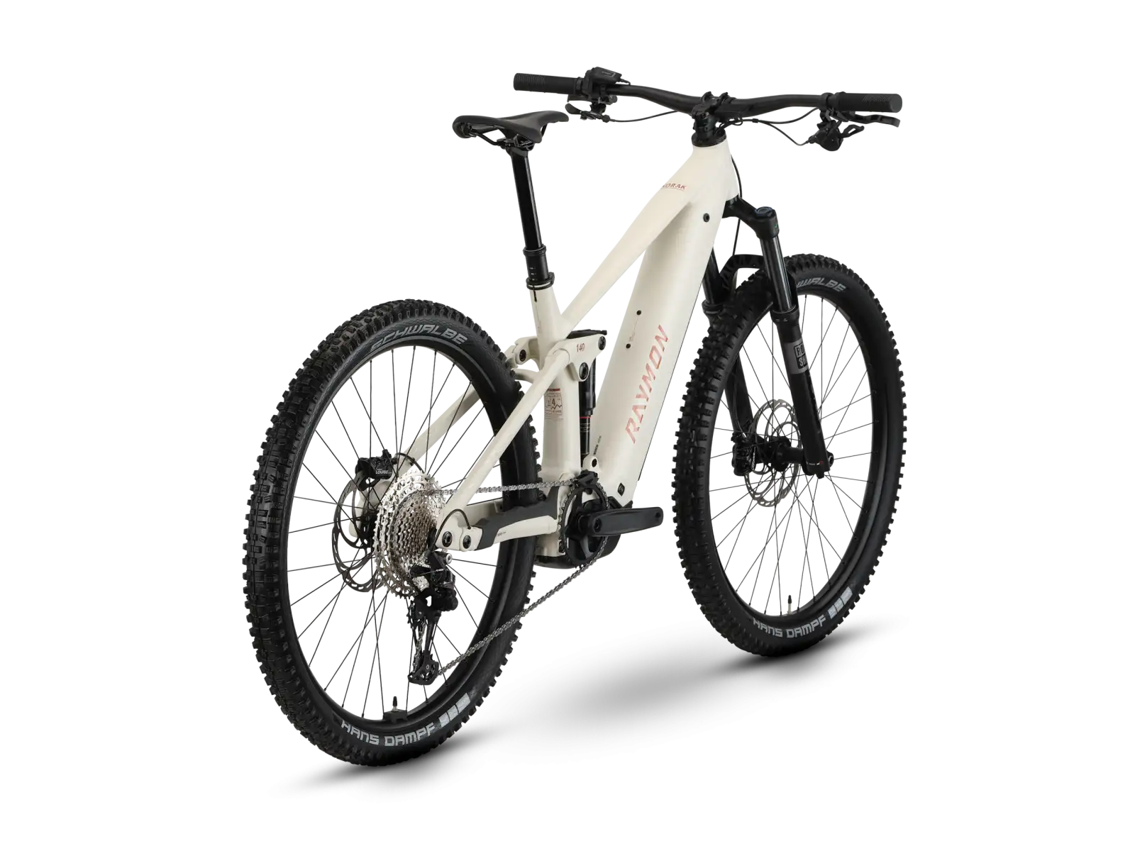 Raymon Korak Pro pepperwhite/copper full-suspension e-bike