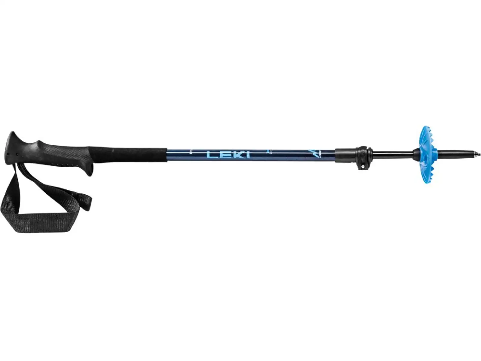 Leki Guide Lite Jr. children's ski touring poles denim blue/dark blue/cyan