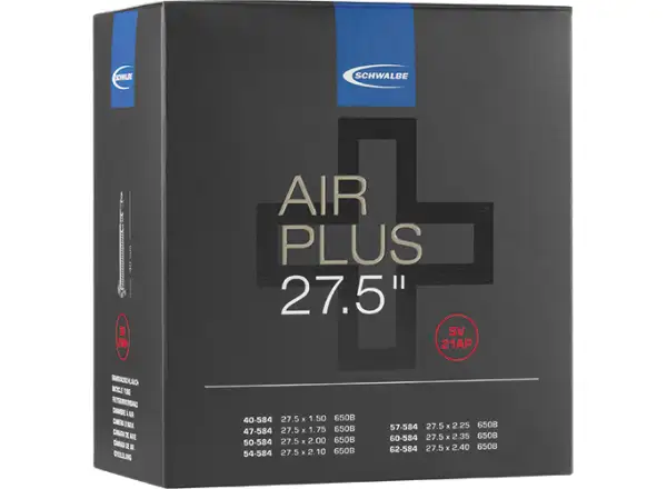 Schwalbe Air Plus 27.5" inner tube 40-62/584 Presta valve