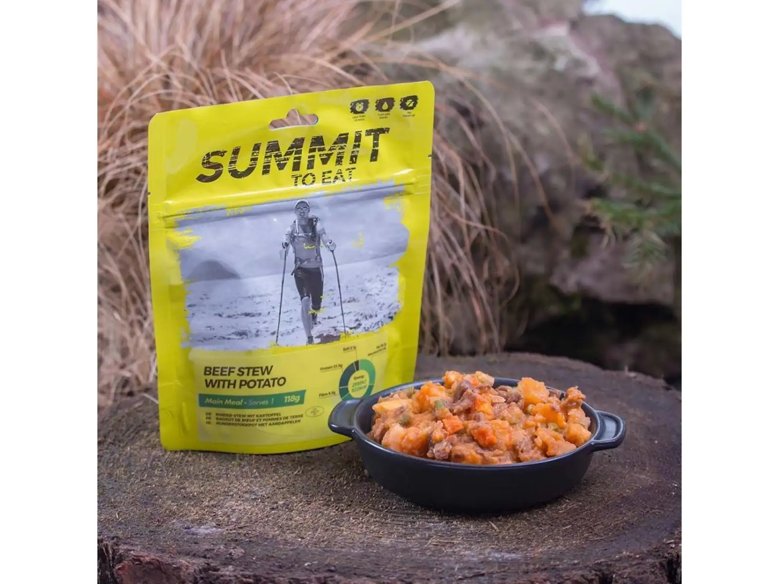 Summit To Eat dehydrated meal Braised Beef in its own juice with potatoes 190 g