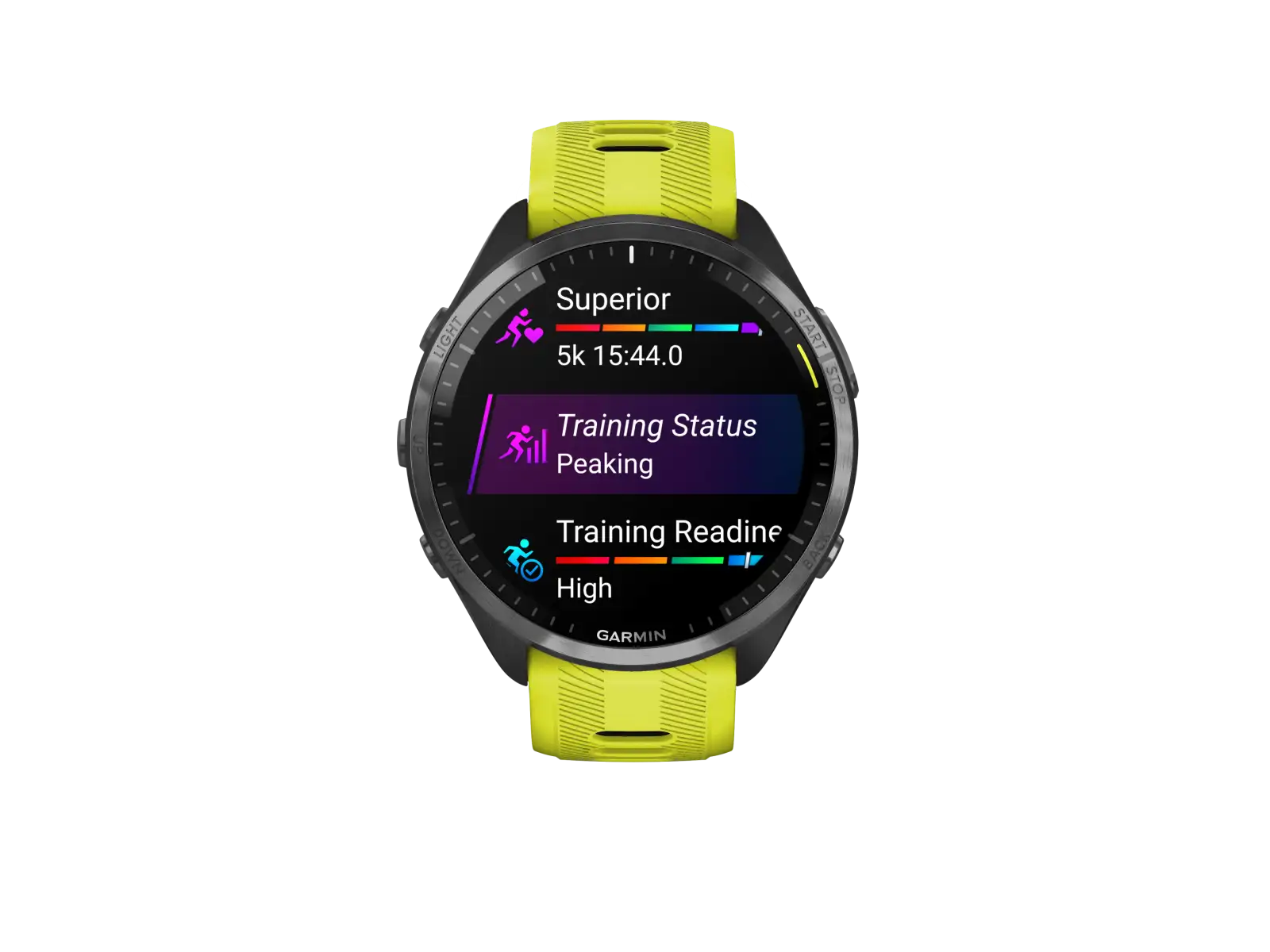 Garmin Forerunner 965 smart watch Carbon Grey Titanium DLC/Yellow