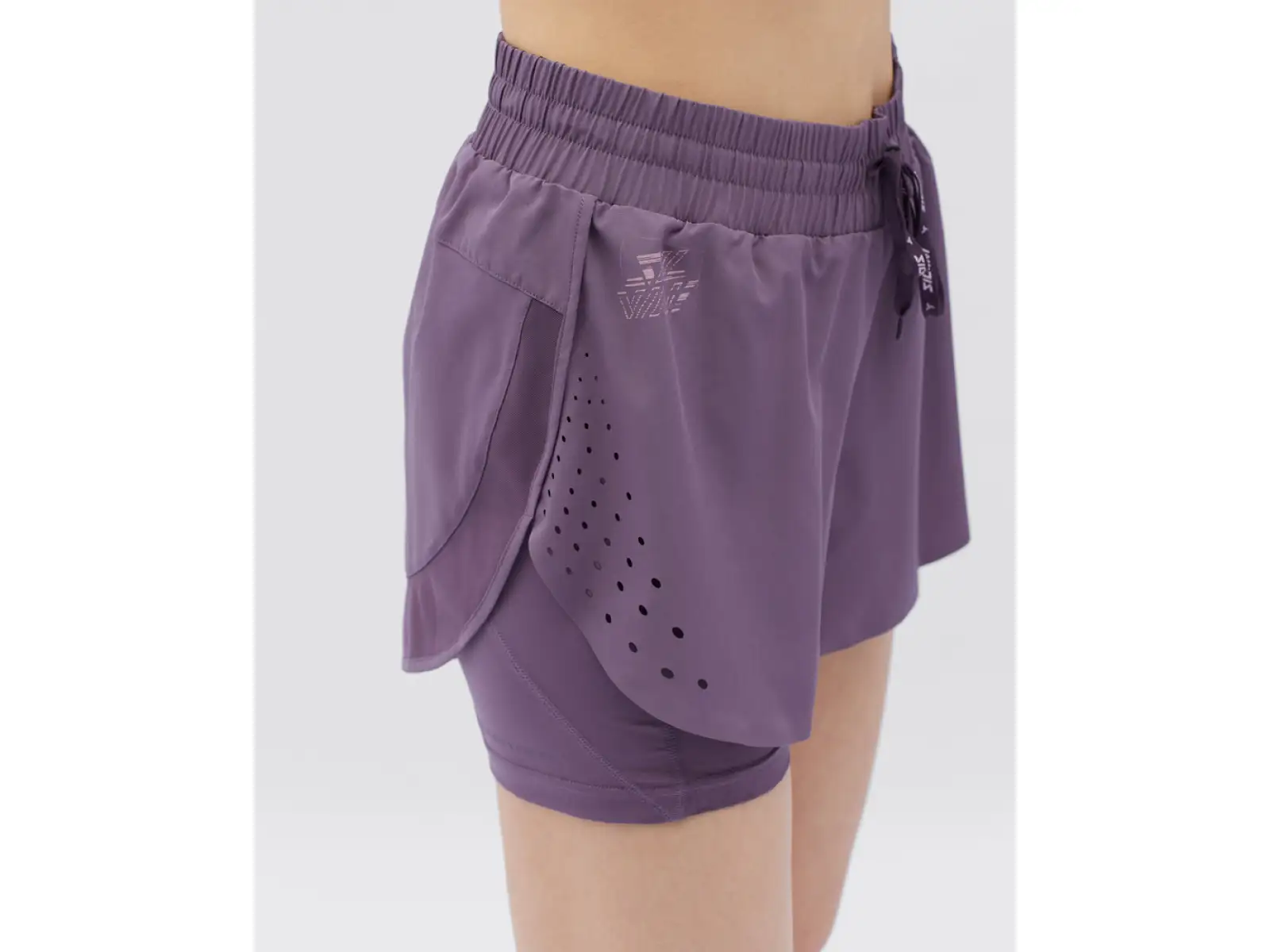 Silvini Lagiana women's shorts Plum