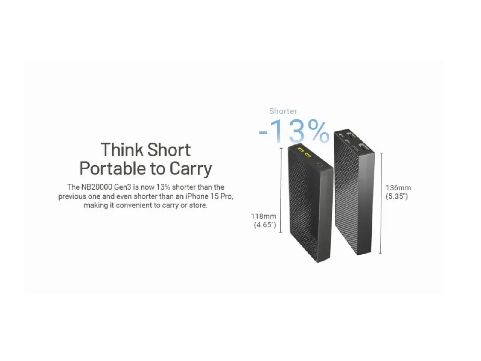 Nitecore High-Performance Power Bank NB20000 Gen3