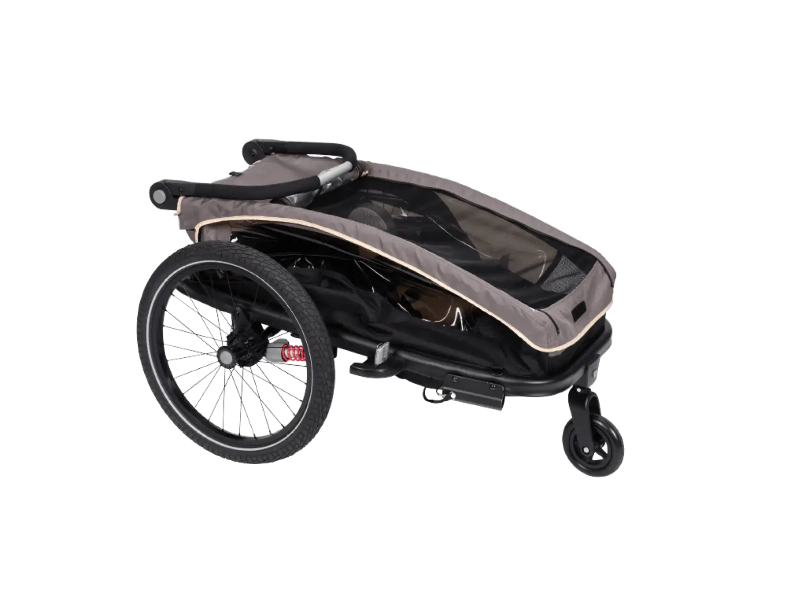 XLC MONOs BS-C09 kids trailer 20" grey/beige/anthracite