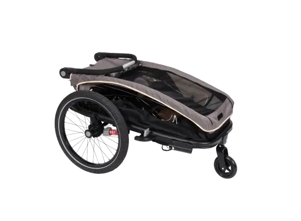 XLC MONOs BS-C09 kids trailer 20" grey/beige/anthracite