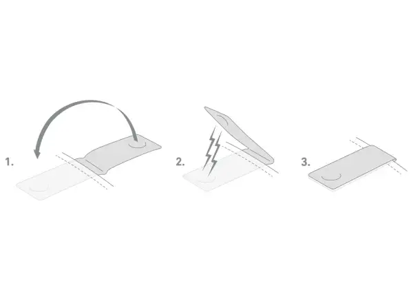 Rascal Bookman magnetic reflector white
