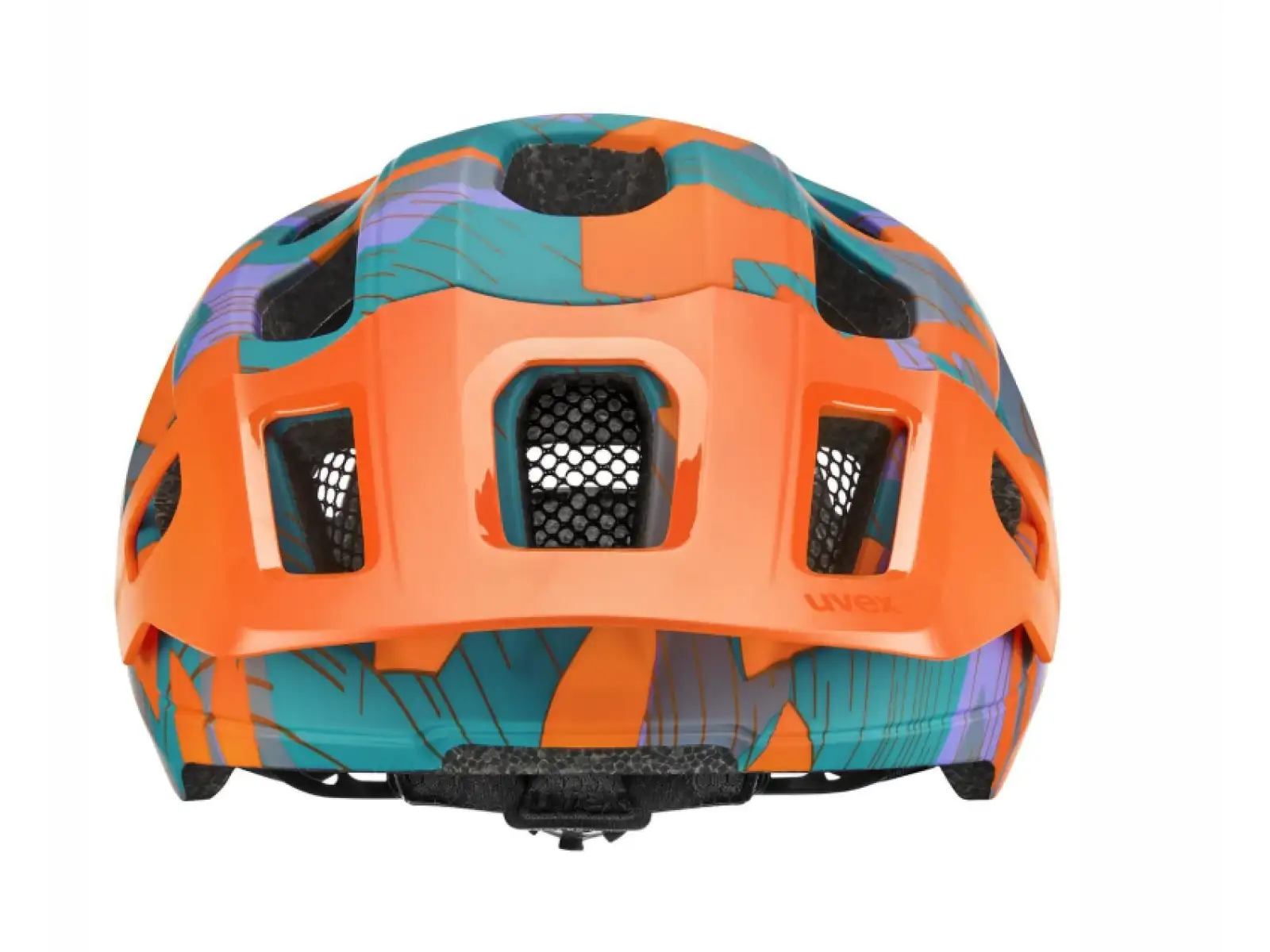 Uvex React Jr. children's helmet Papaya/Camo Matt