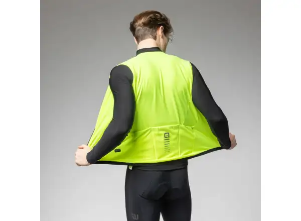 Alé PR-E Thermo 2.0 men's cycling vest Fluo Yellow