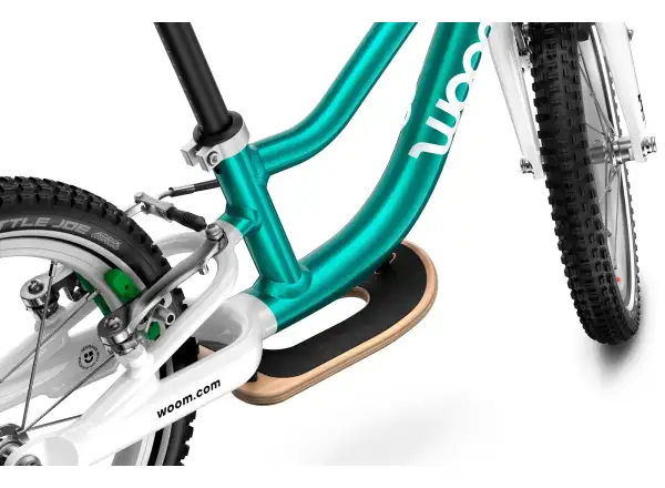 Woom GO 1 Plus Metallic Turquoise 14 children's balance bike