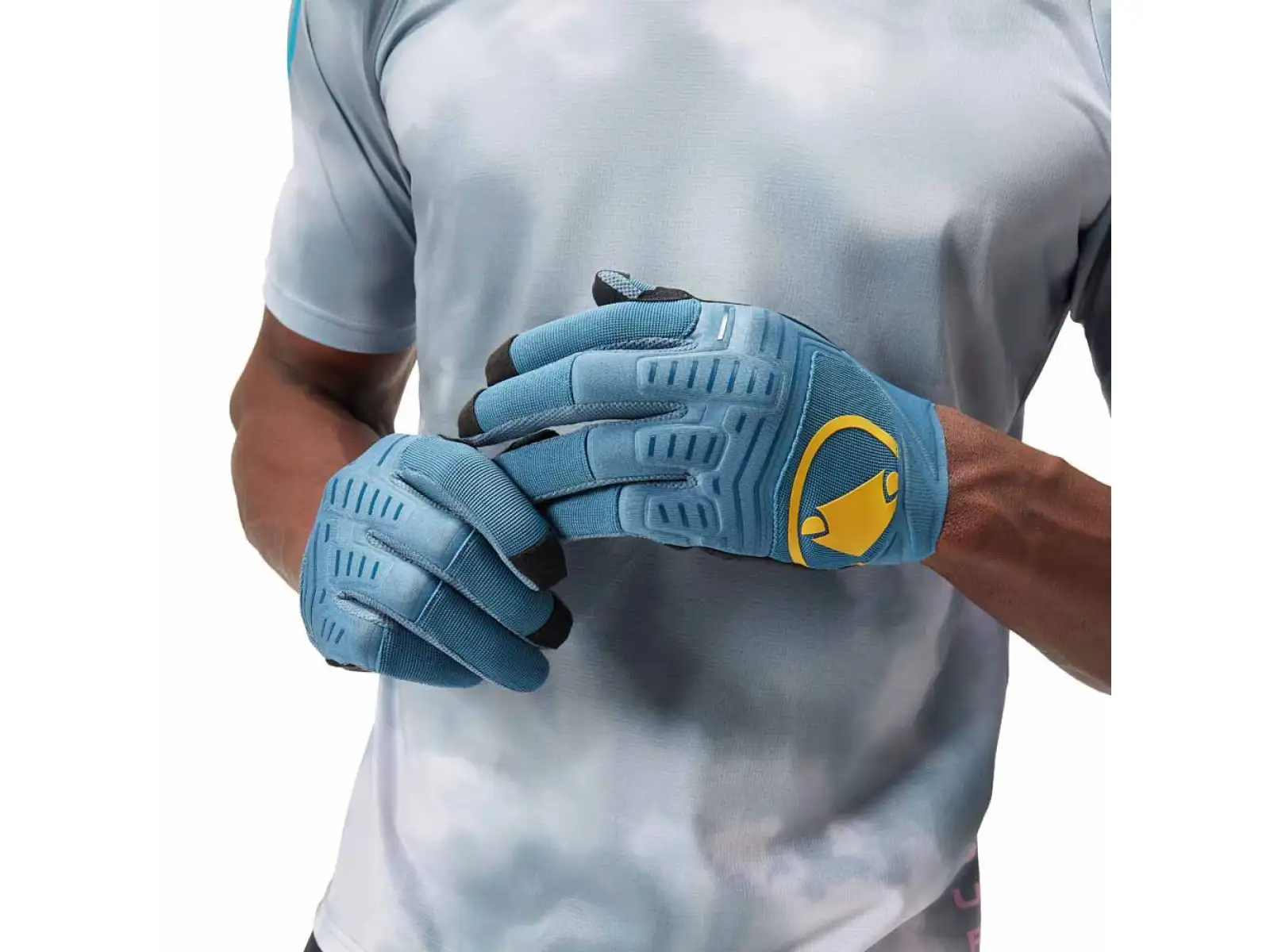 Endura SingleTrack II gloves Blue Steel