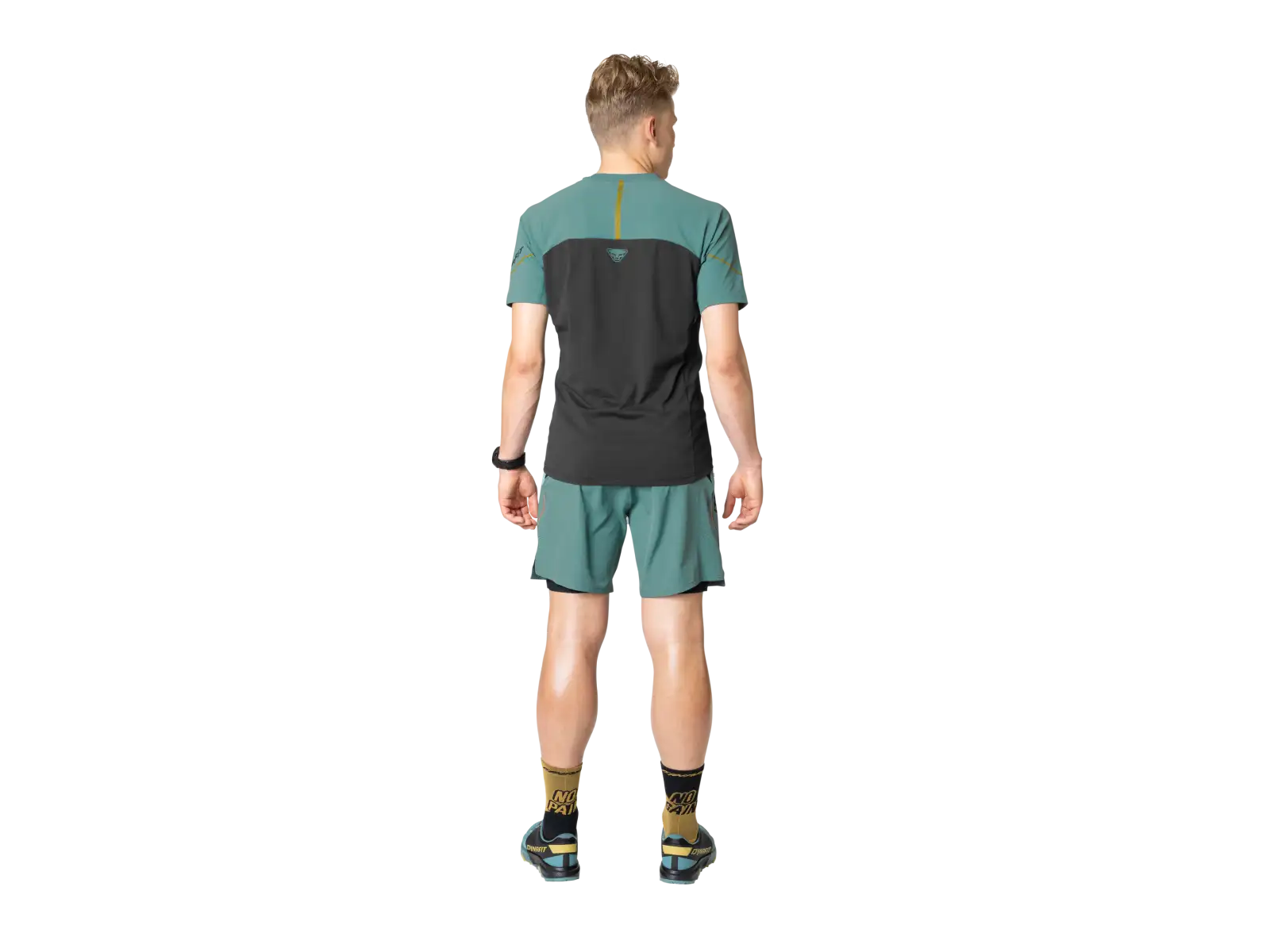Dynafit Alpine Pro 2in1 men's running shorts Atlantic