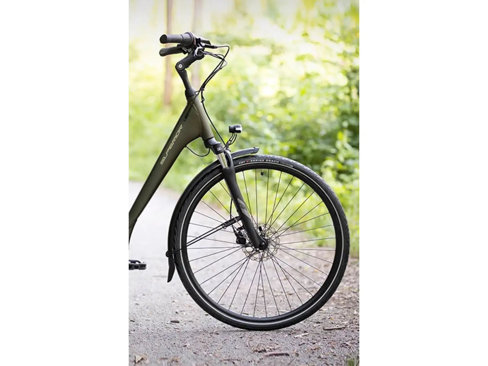 Superior SBC 200 city e-bike Matte Dark Green