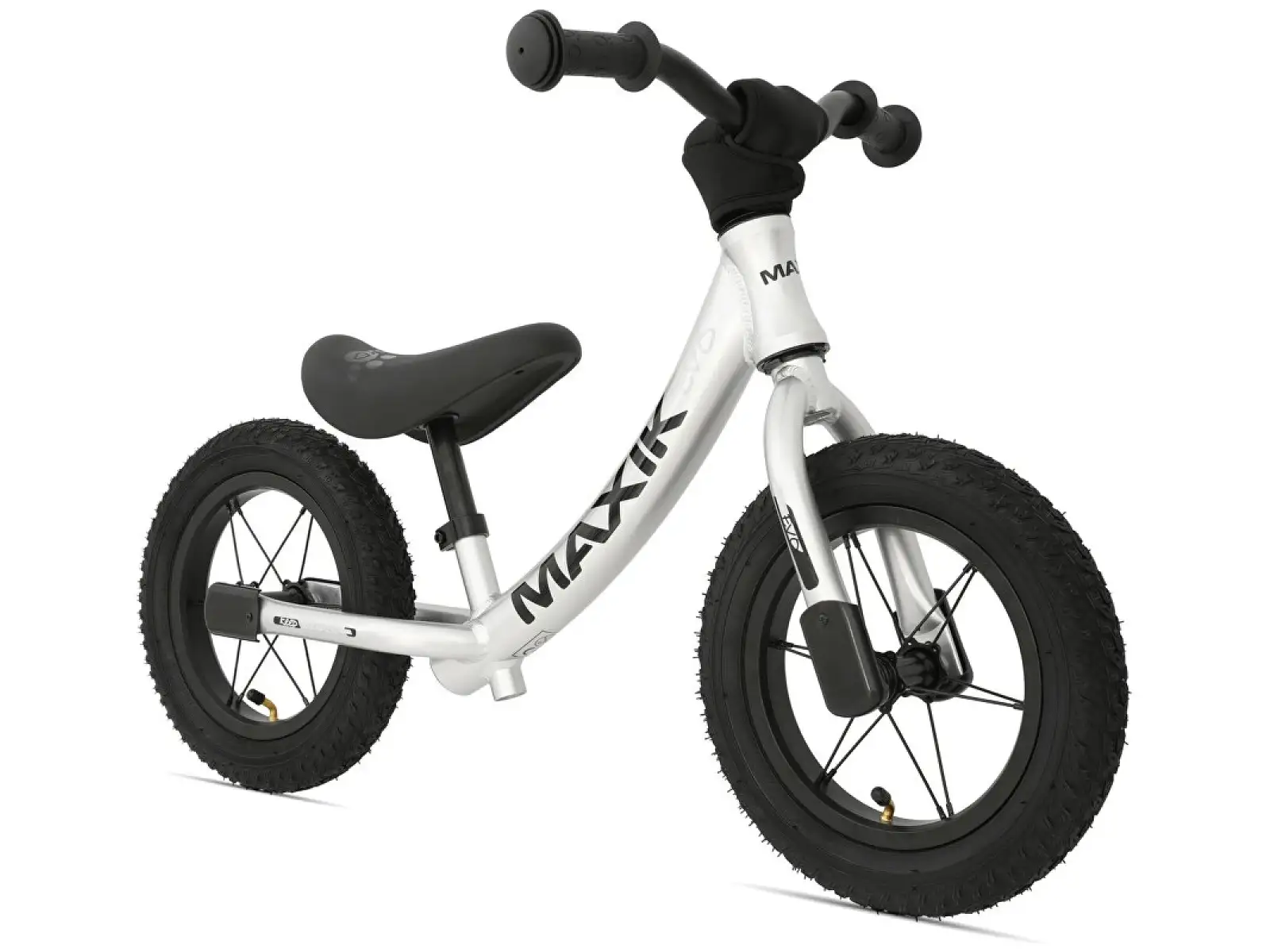 Max1 Maxík Evo Lite balance bike silver/black
