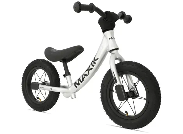 Max1 Maxík Evo Lite balance bike silver/black