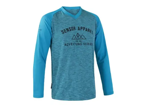 Sensor Charger men's jersey long sleeve blue