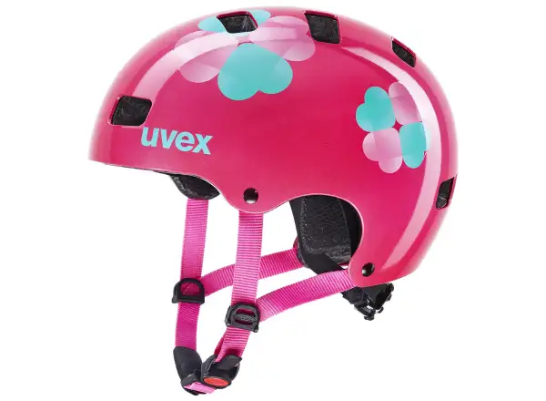 Uvex Kid 3 children's helmet Pink Flower