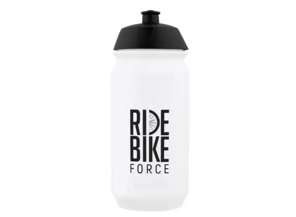 Force Ride Bike cycling bottle 500 ml transparent/black