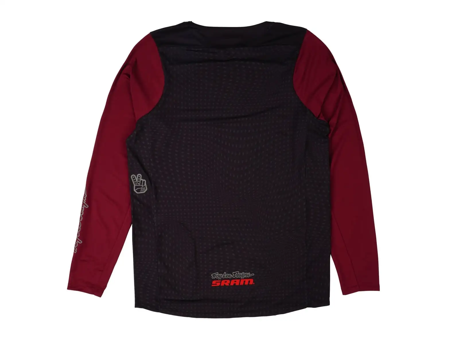 Troy Lee Designs x SRAM Skyline men's long sleeve jersey Radioscape Black/Berry
