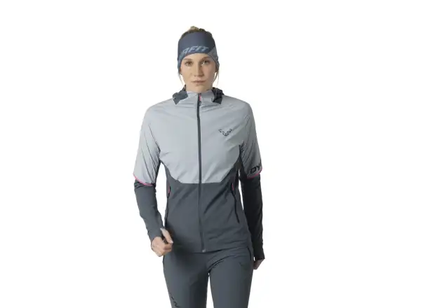 Dynafit Alpine Hybrid women's running jacket Cloud Blue