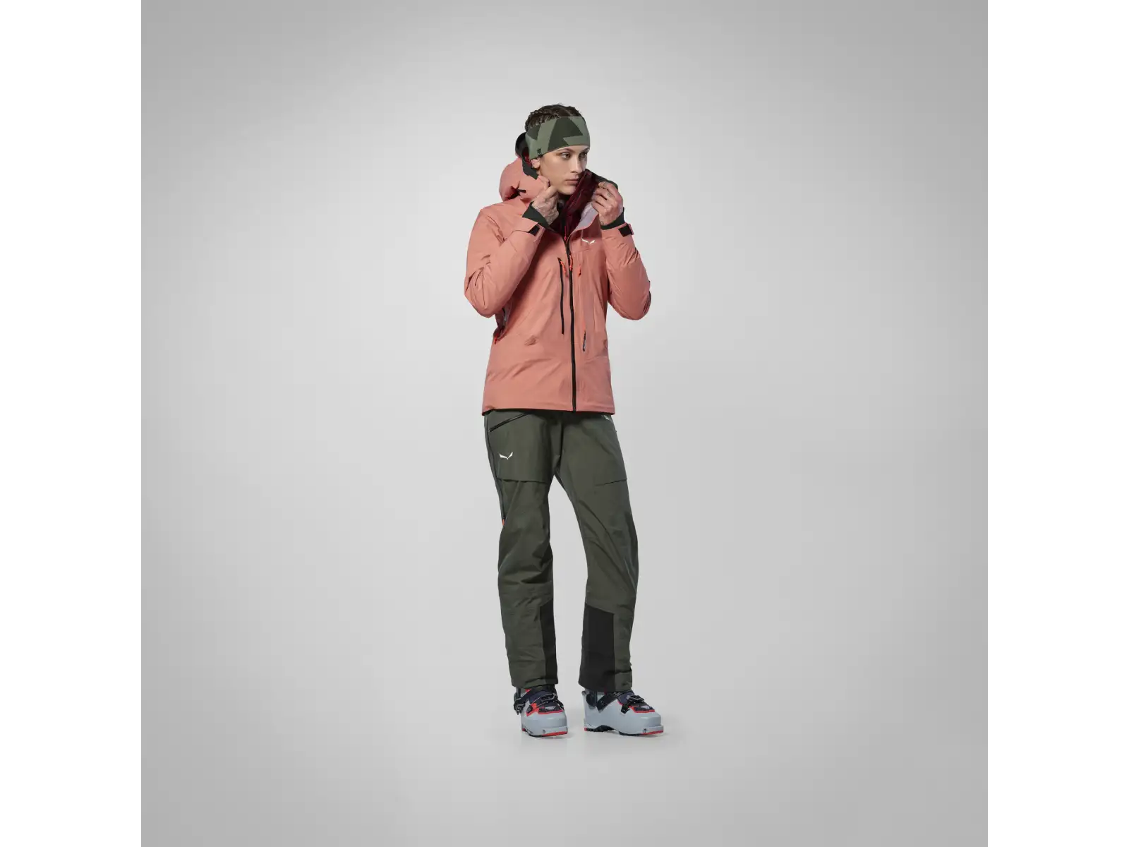 Salewa Sella 3L Powertex women's jacket Desert Pink