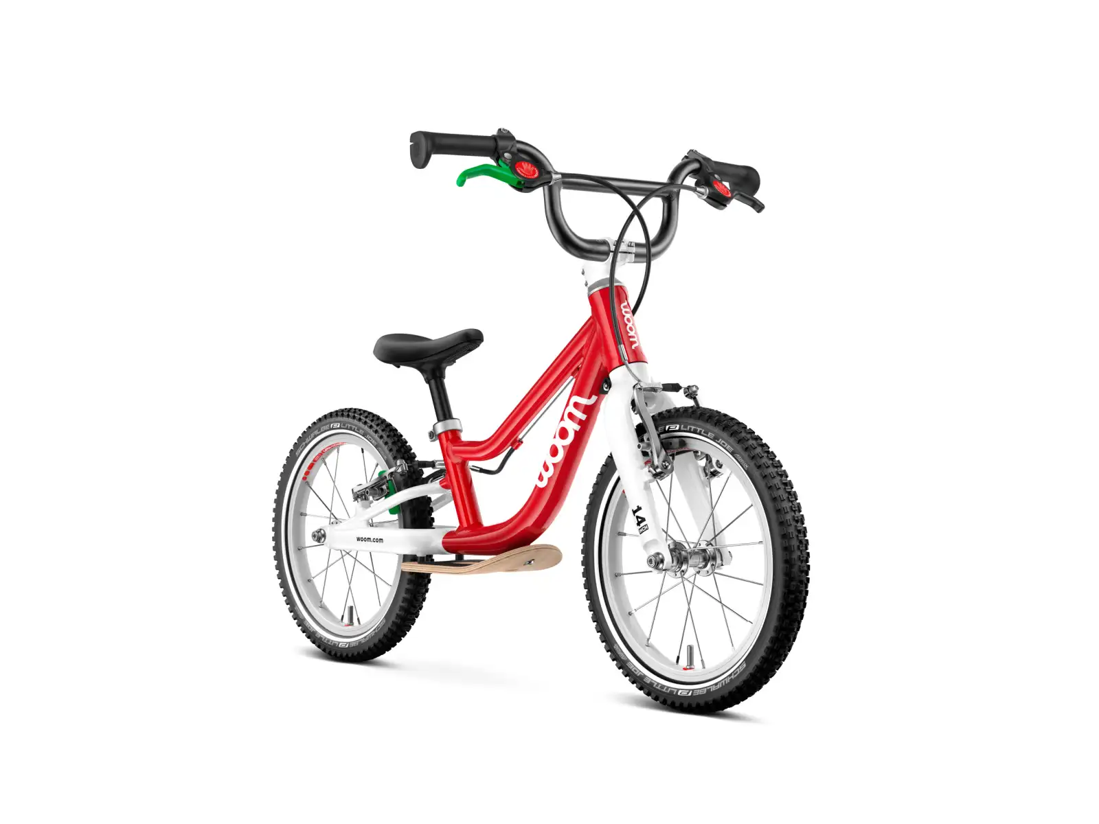 Woom GO 1 Plus children's balance bike 14" Red