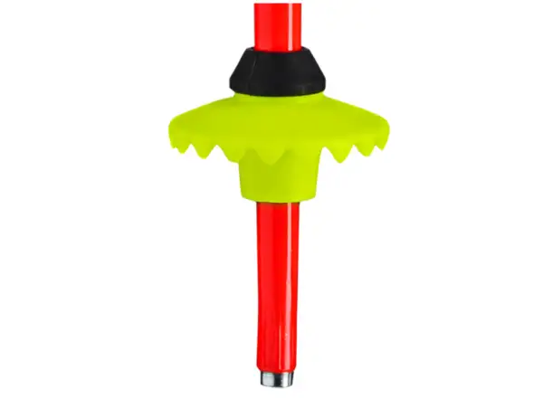Leki Racing Kids children's downhill poles Bright Red/Black/Neon Yellow