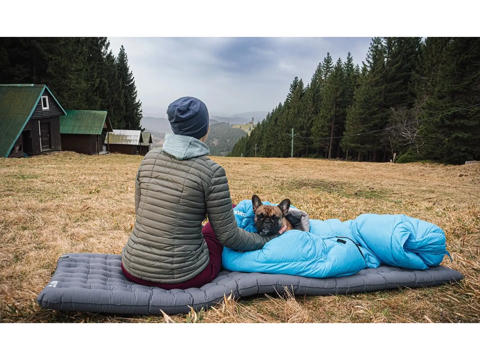 Yate Lito inflatable sleeping pad grey