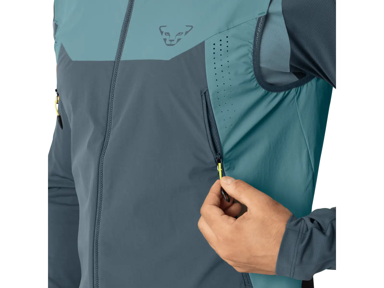 Dynafit Transalper Dynastretch men's vest Smoke Blue