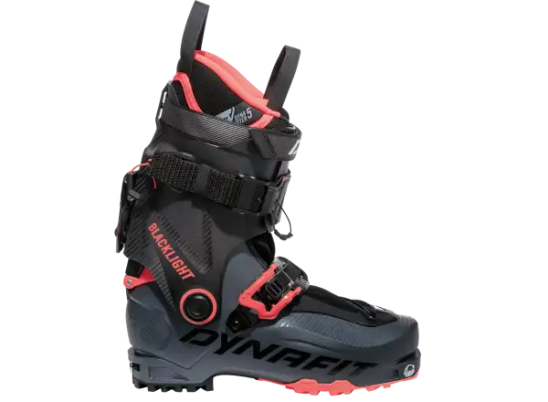 Dynafit Blacklight women's skialp boots Cinder/Fluo Coral
